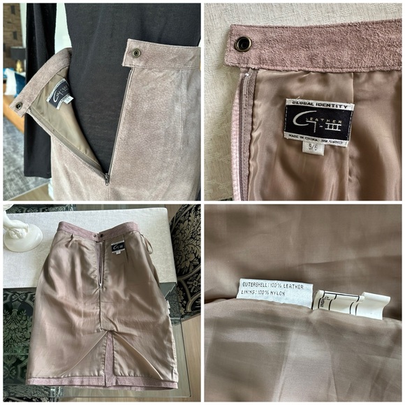 Vintage 80’s Suede Skirt - Picture 15 of 16